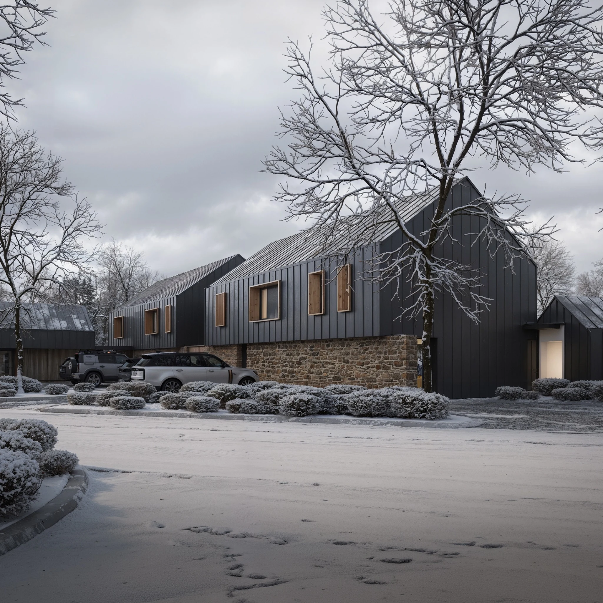 Durbuy residence in winter